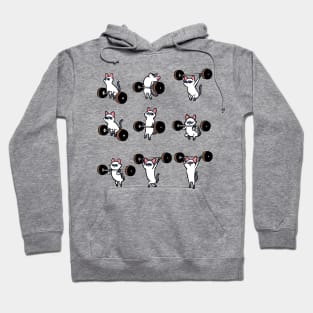 Olympic Lifting Siamese Cat Hoodie